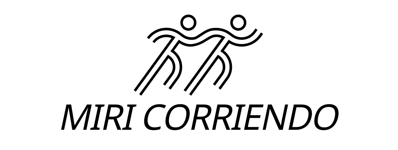 Sencilla competición de running con ilustraciones de corredores