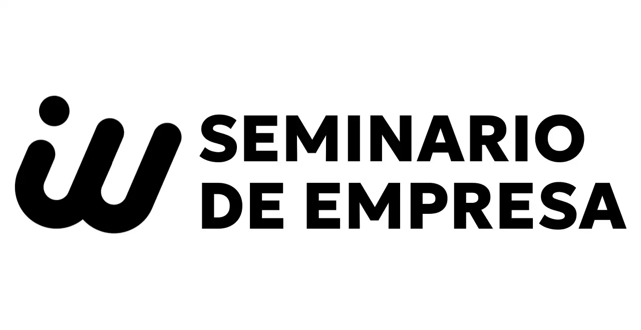 Seminario corporativo con un toque de glamour con un logotipo inglés