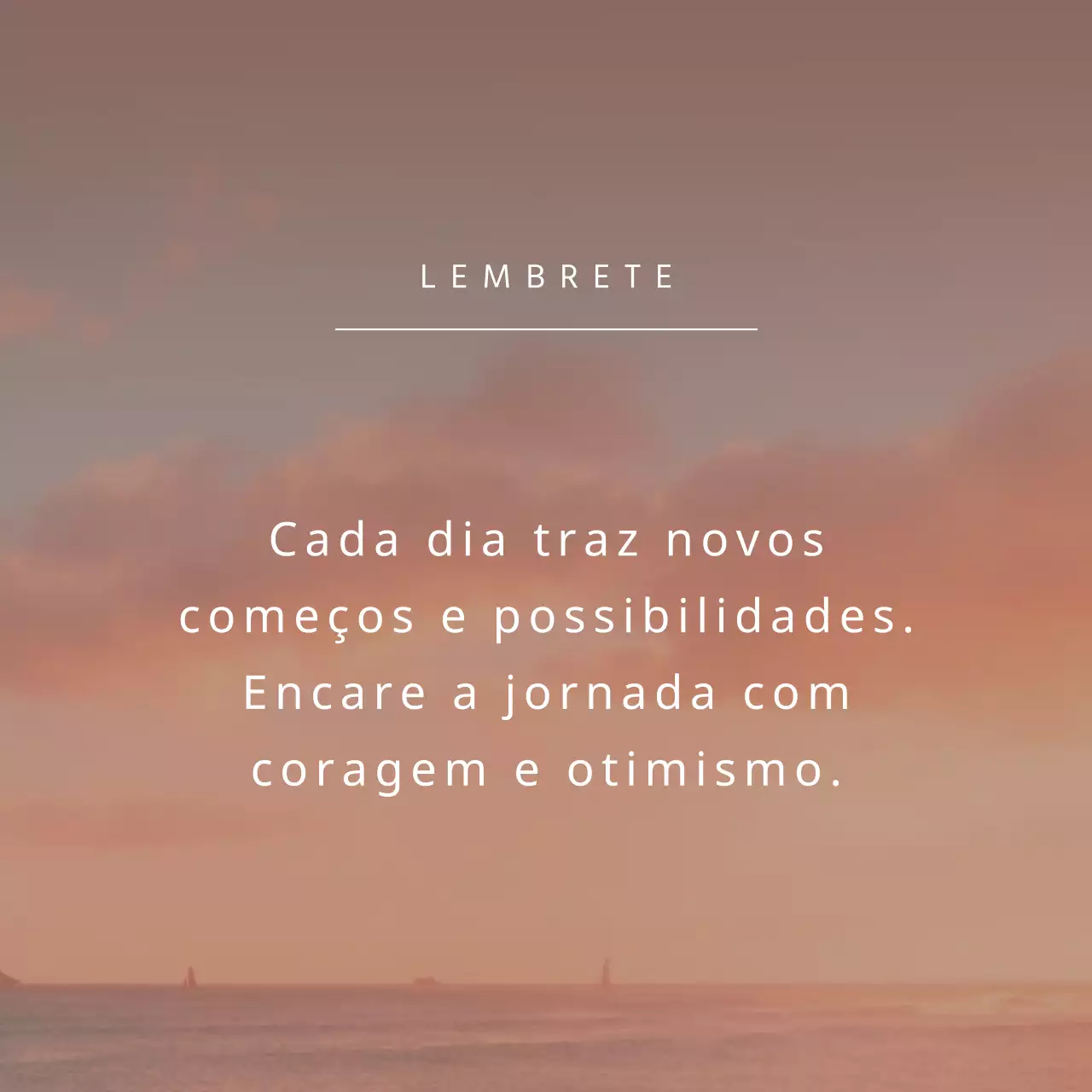 Orange Simple Motivational Quotes Publicidade