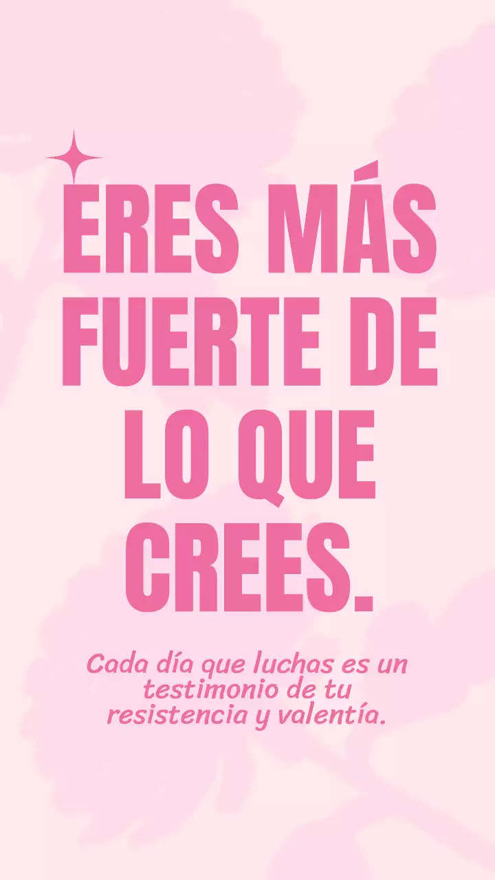 Citas alentadoras en negrita rosa Publicidad