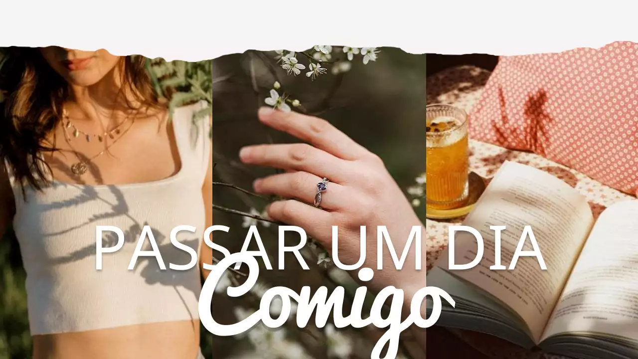 Promoção do vlog diário moderno bege e cor-de-rosa
