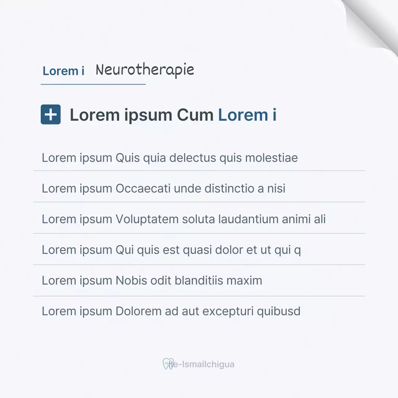 Ziekenhuisreview voor en na om een eenvoudige witte en lichtblauwe tandartspraktijk te promoten