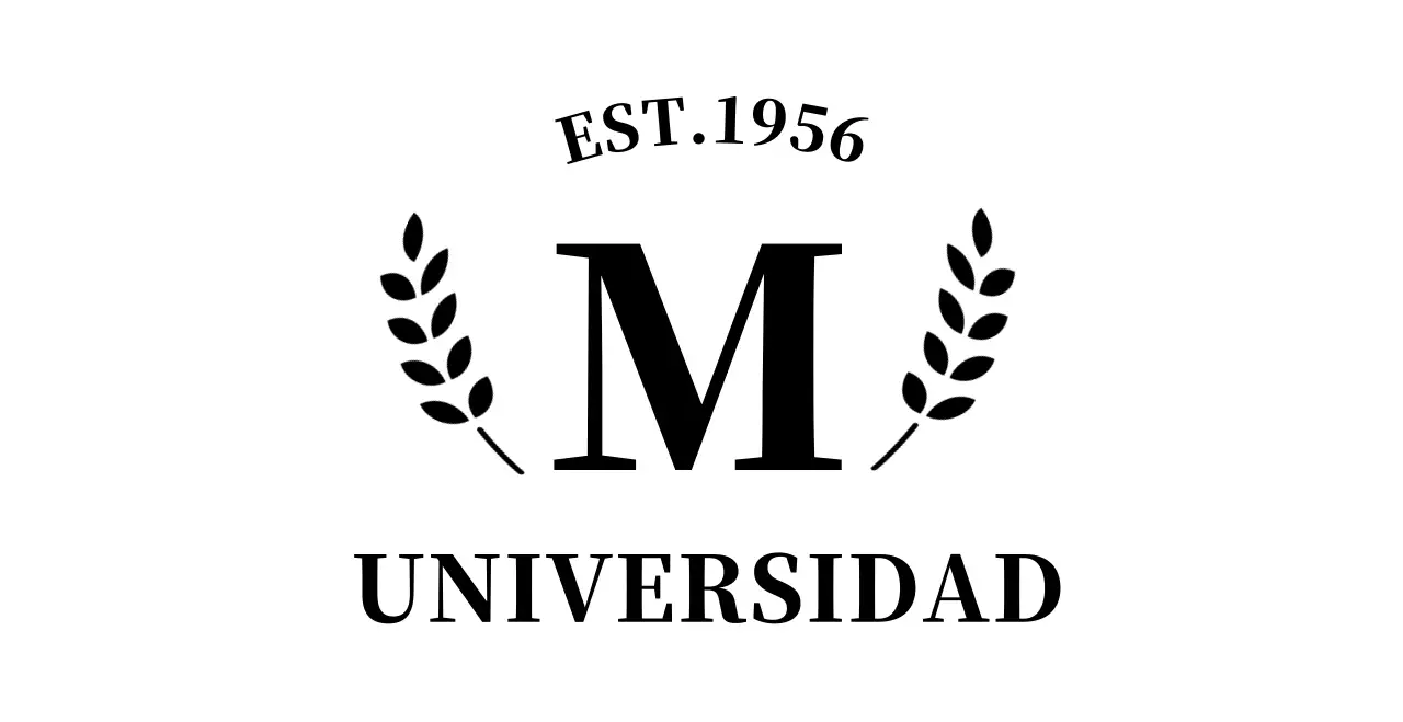 Concepto sencillo de souvenir universitario con logotipo de laurel