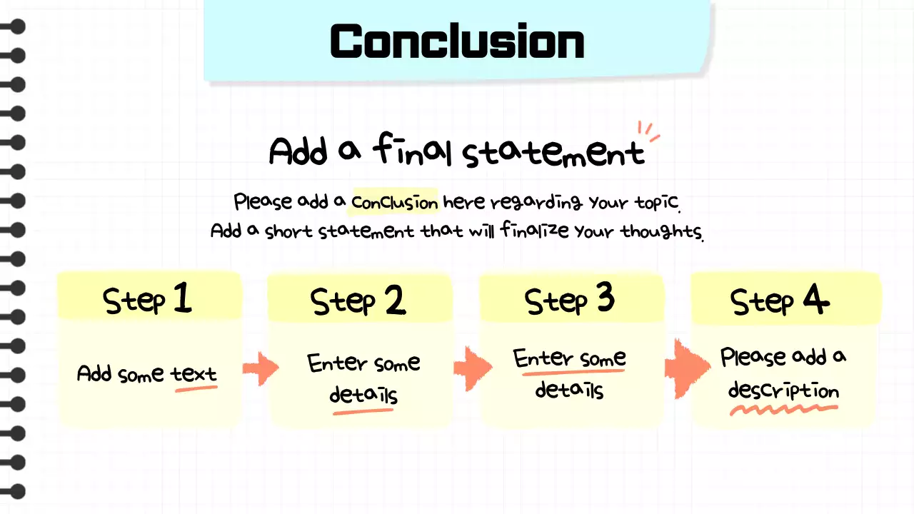 Orange Simple Note-Taking Guide Presentation