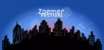 Nachtelijke hemel vuurwerk concept in zwart en blauw gradiënten