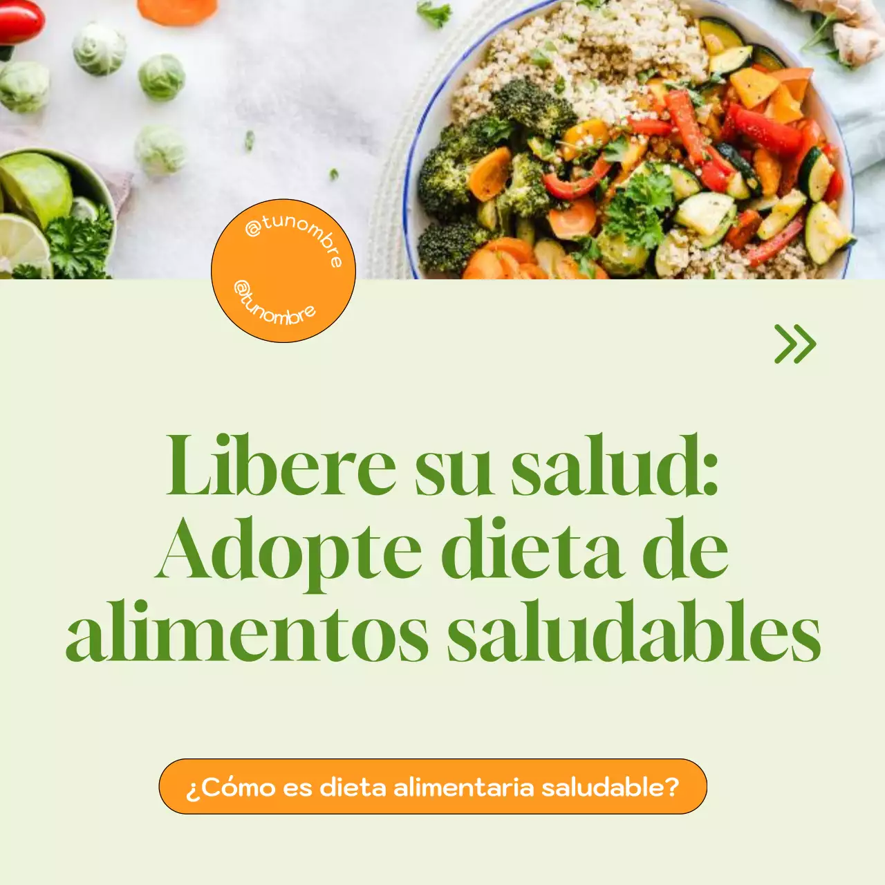 Estrategia Verde, Natural y Saludable