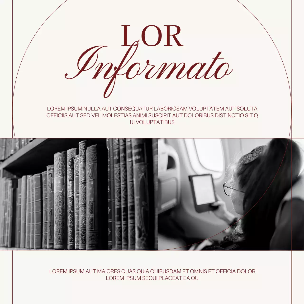 Avorio e rosso Minimal Medical Insight Introduzione