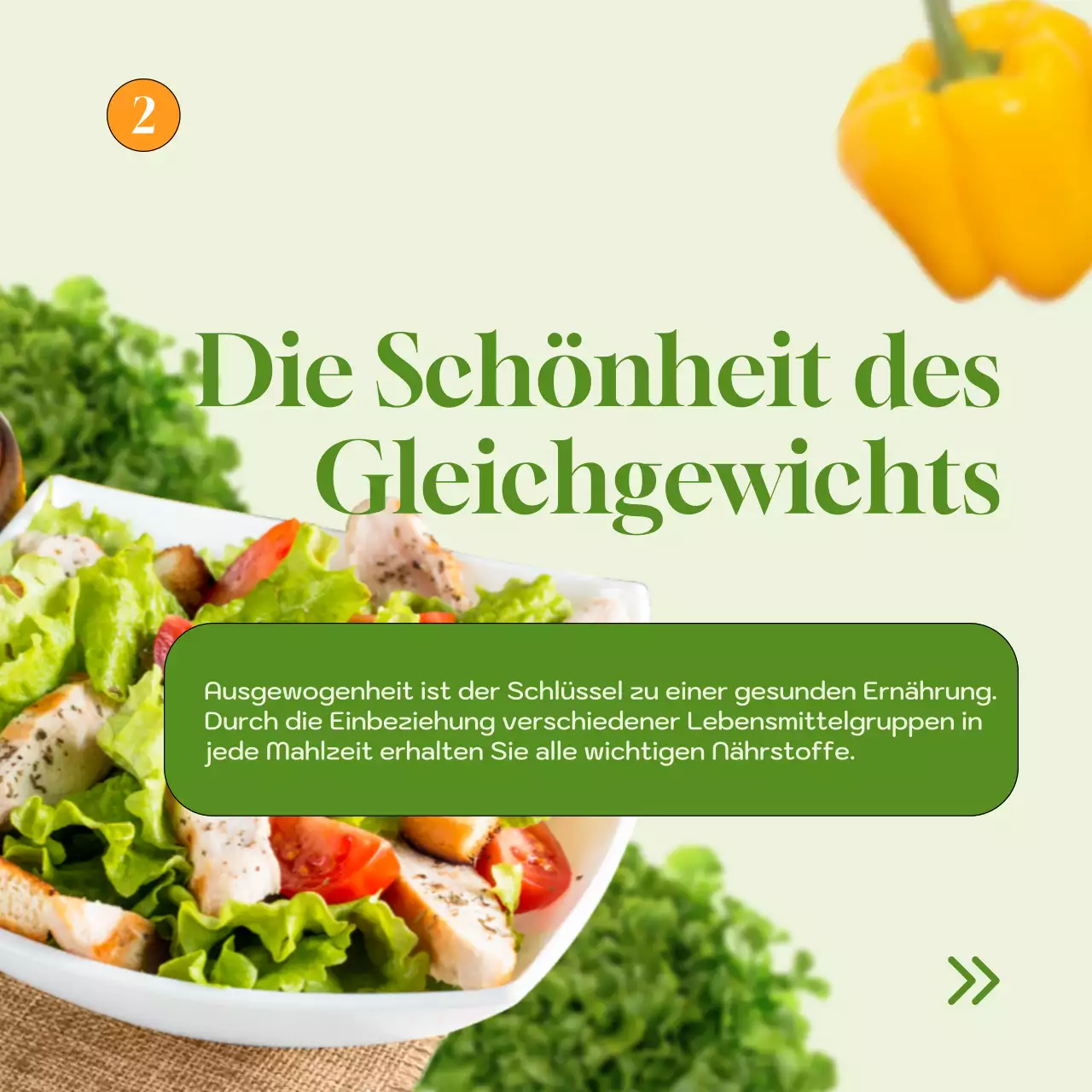 Grün Natürlich Gesund Strategie