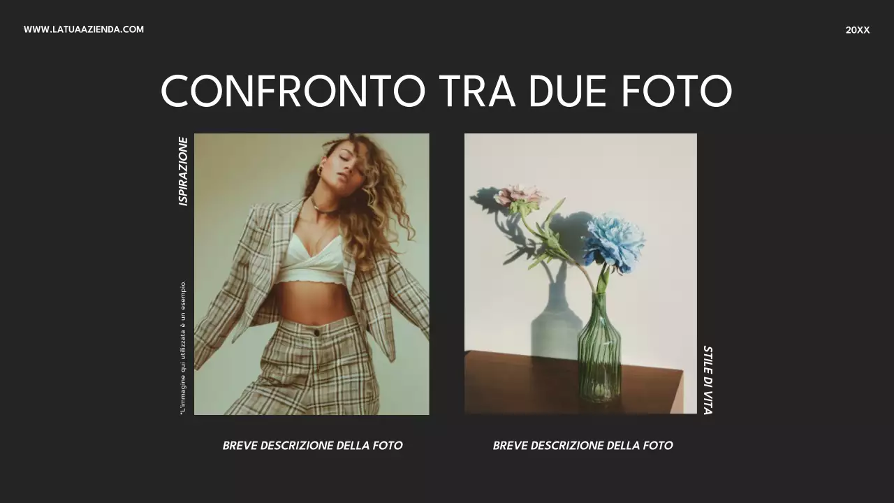 Collage di foto moderne in bianco e nero