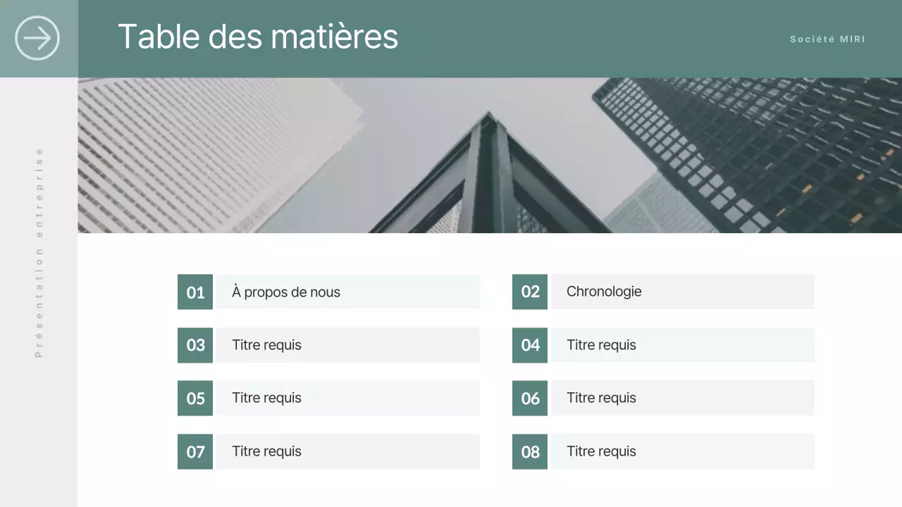Un rapport d'activité simple en vert et blanc
