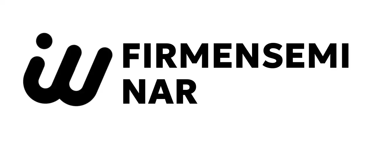 Firmenseminar mit glamourösem Flair und englischem Logo