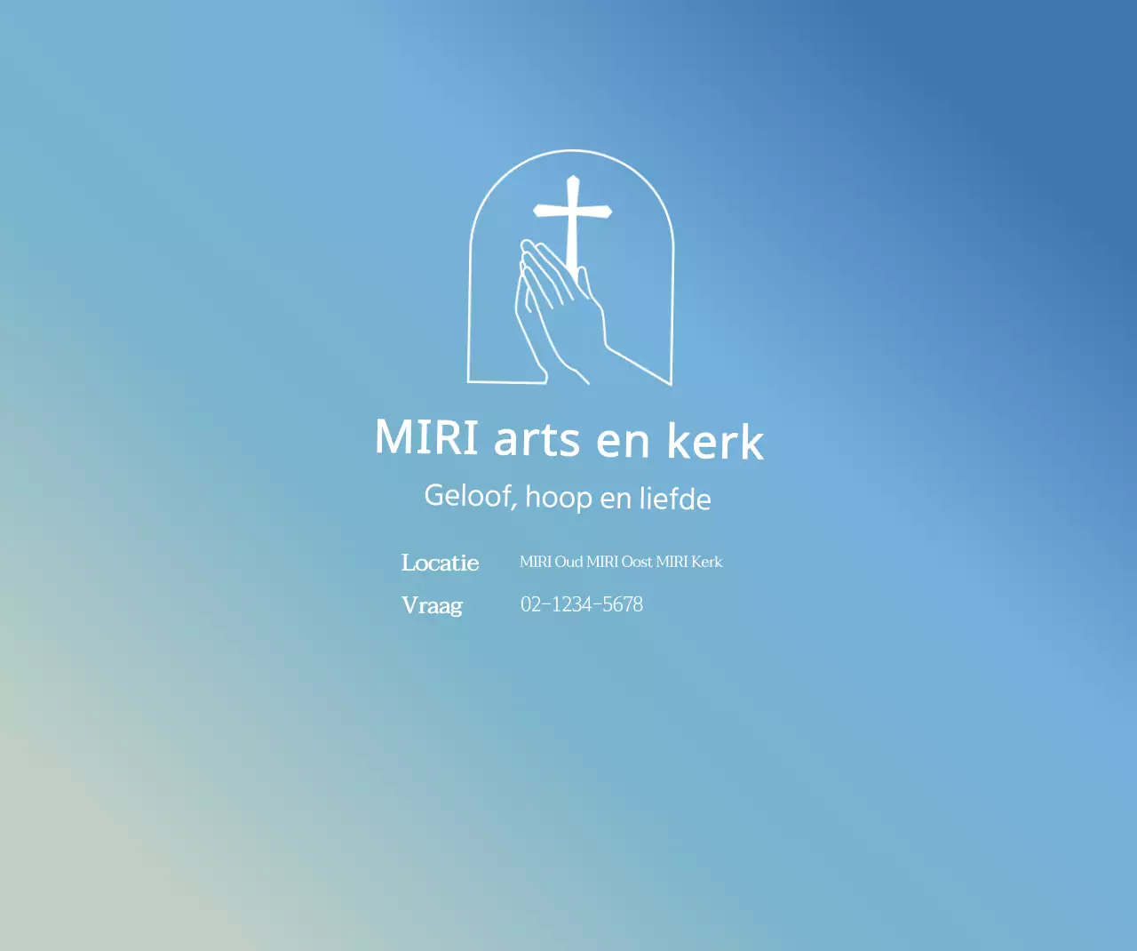 Emotionele Bijbelverzen met kleurverlopen om je kerk te promoten