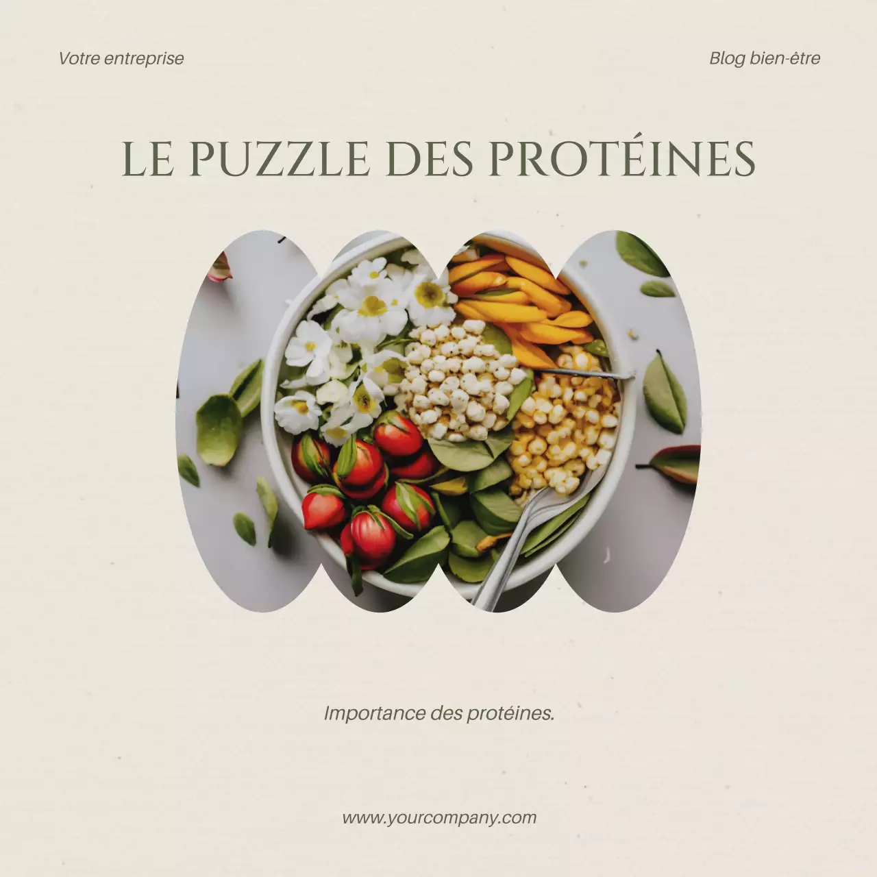 Beige and Khaki Modern Healthy Lifestyle Blog Promotion