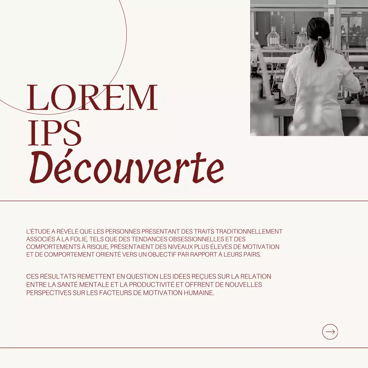 Ivory and Red Minimal Medical Insight Introduction