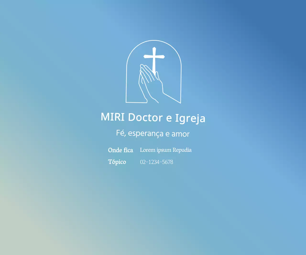 Versículos bíblicos emocionais com gradientes para promover a sua igreja