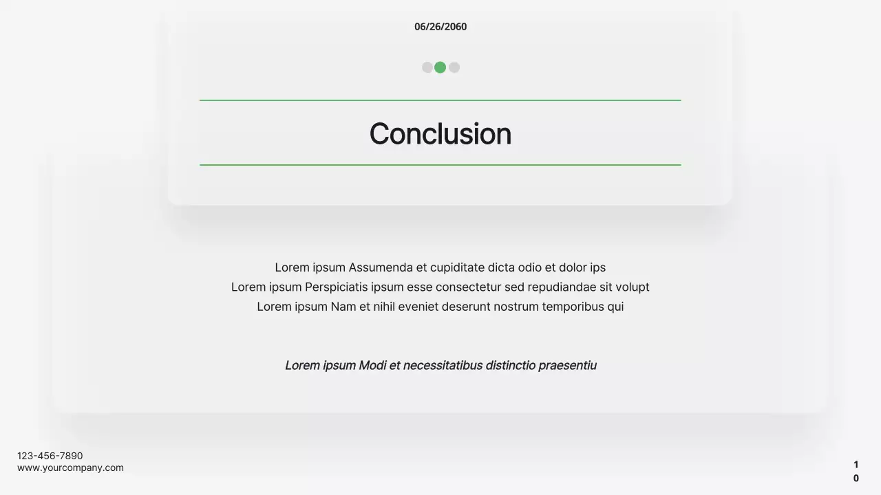 Vert et blanc Entreprise moderne Durabilité Stratégie d'entreprise