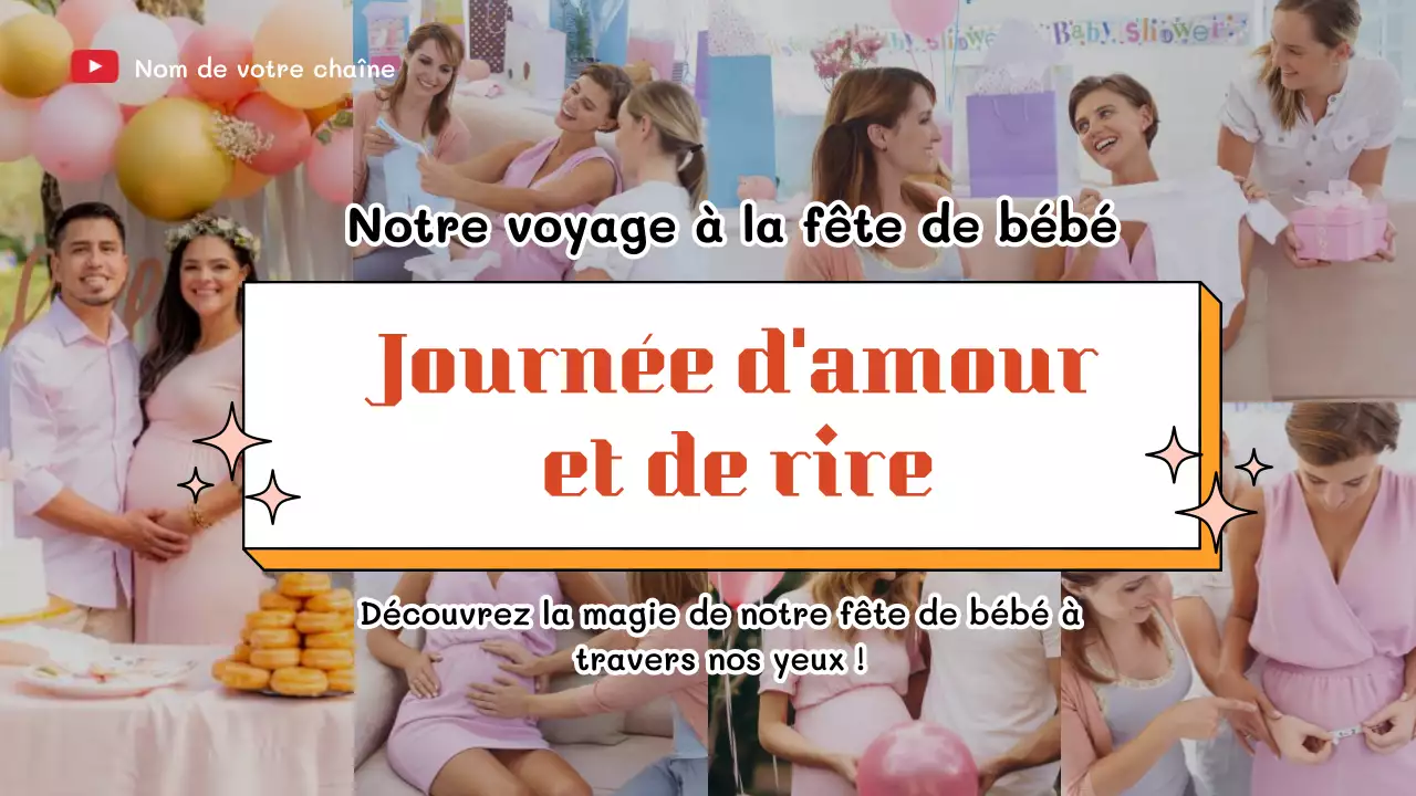 Douche de bébé simple et rose Youtube Thumbnail Video