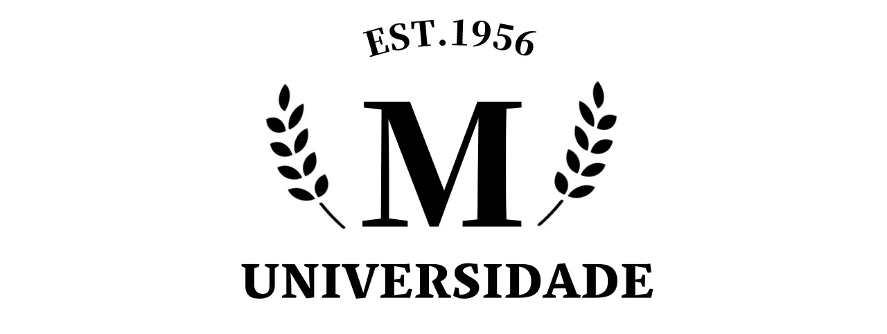 Lembrança universitária de conceito simples com logótipo de louro