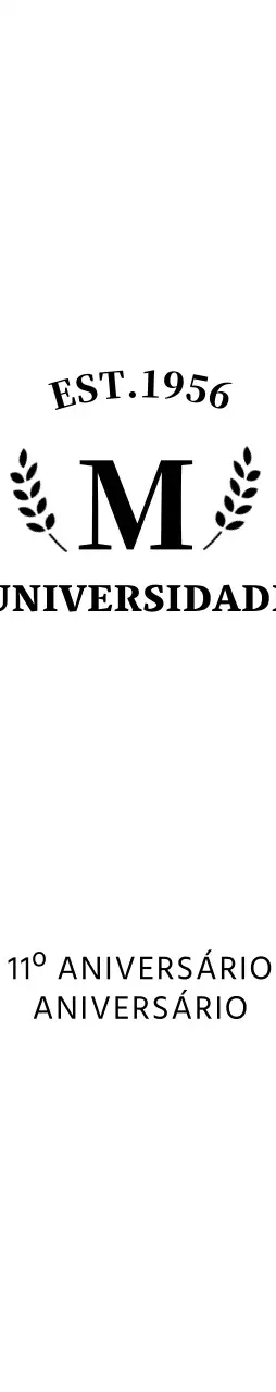 Lembrança universitária de conceito simples com logótipo de louro