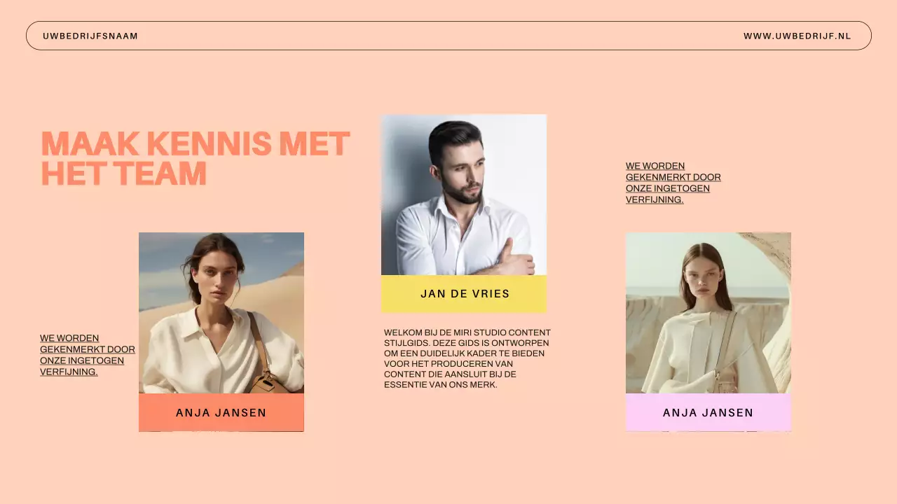 Introductie van Blue Minimal Business