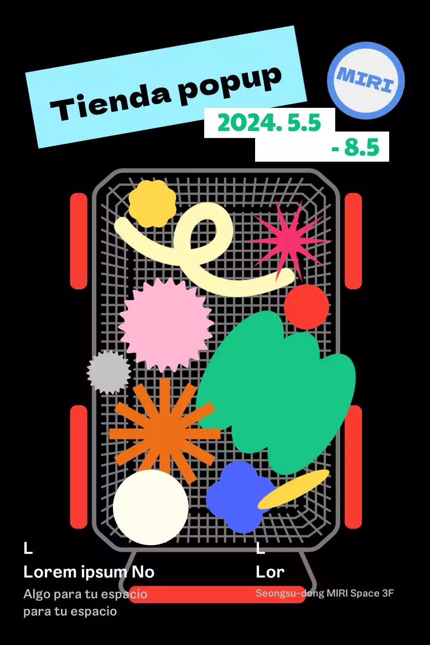 Promociona tu pop-up store con un carrito lleno de productos