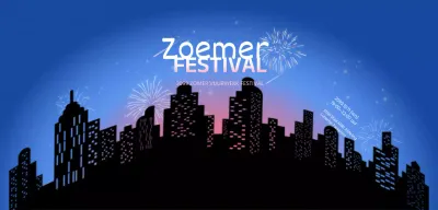 Nachtelijke hemel vuurwerk concept in zwart en blauw gradiënten