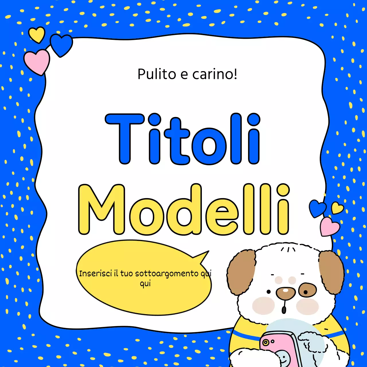 Simpatica copertina con cornice del titolo in arancione e rosa