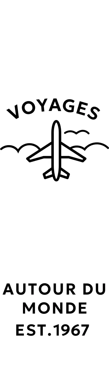 Agence de voyage cool et simple avec des illustrations d'avions et de nuages