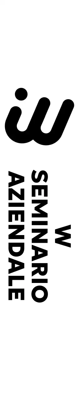 Seminario aziendale dal sapore glamour con logo inglese