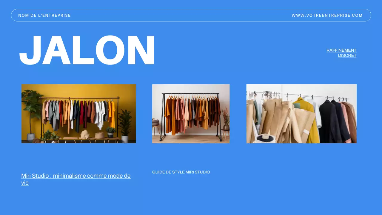 Présentation de la société Blue Minimal Business