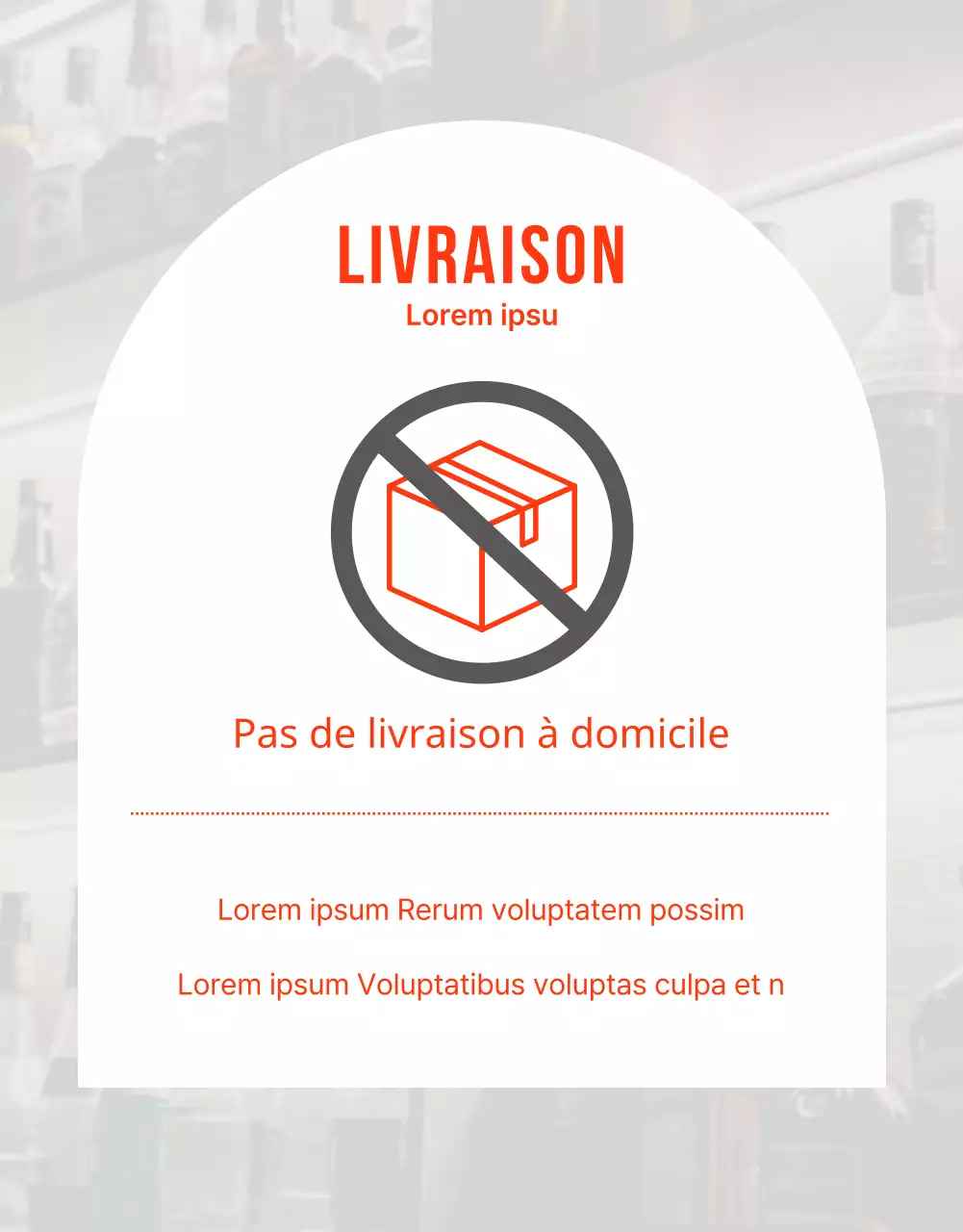 Promouvoir un stock de vin vert et minimaliste