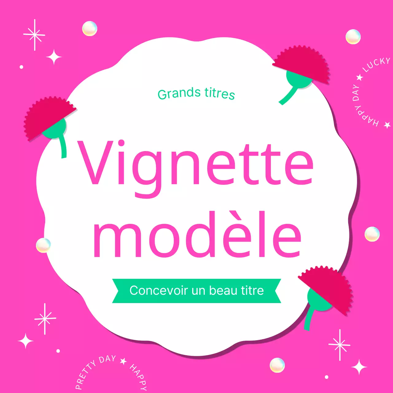 Couvrir d'un joli cadre rose