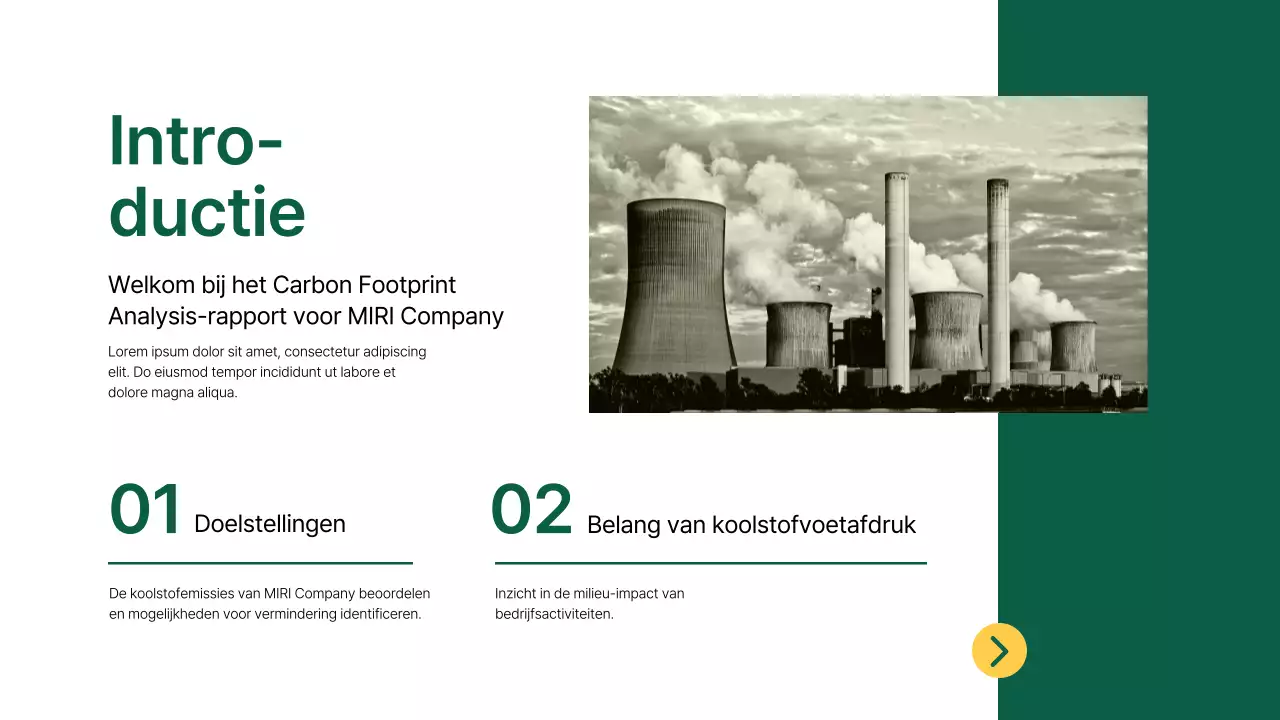 Green Modern Company CO2-voetafdrukanalyse rapport