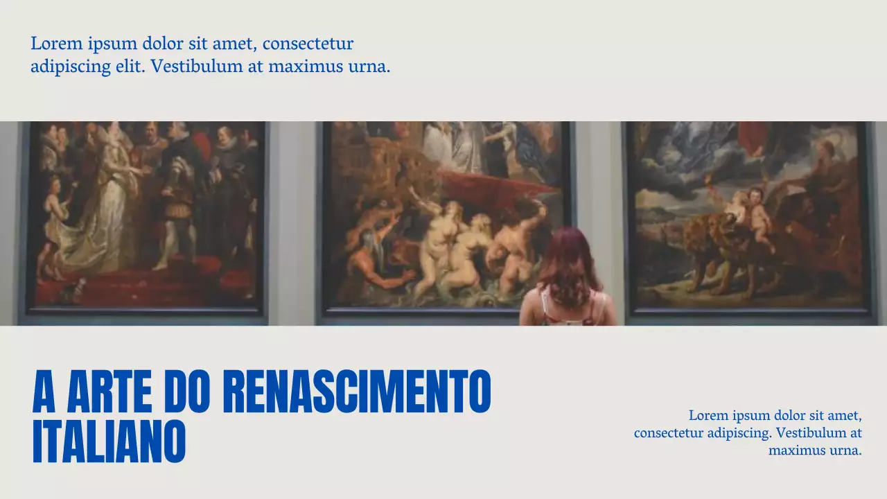 Material de aula de arte elegante cinzento e azul