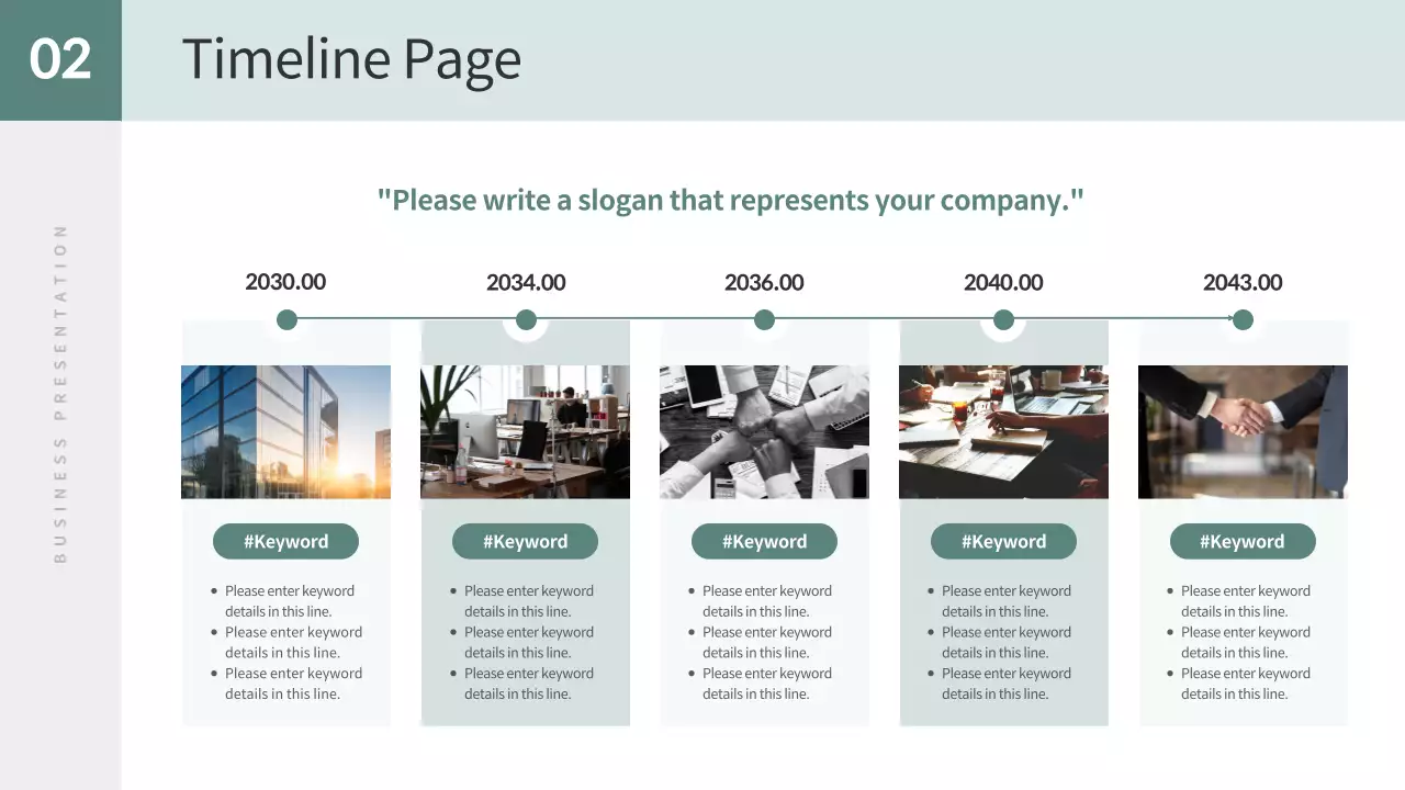 Green Modern Business Plan Presentation