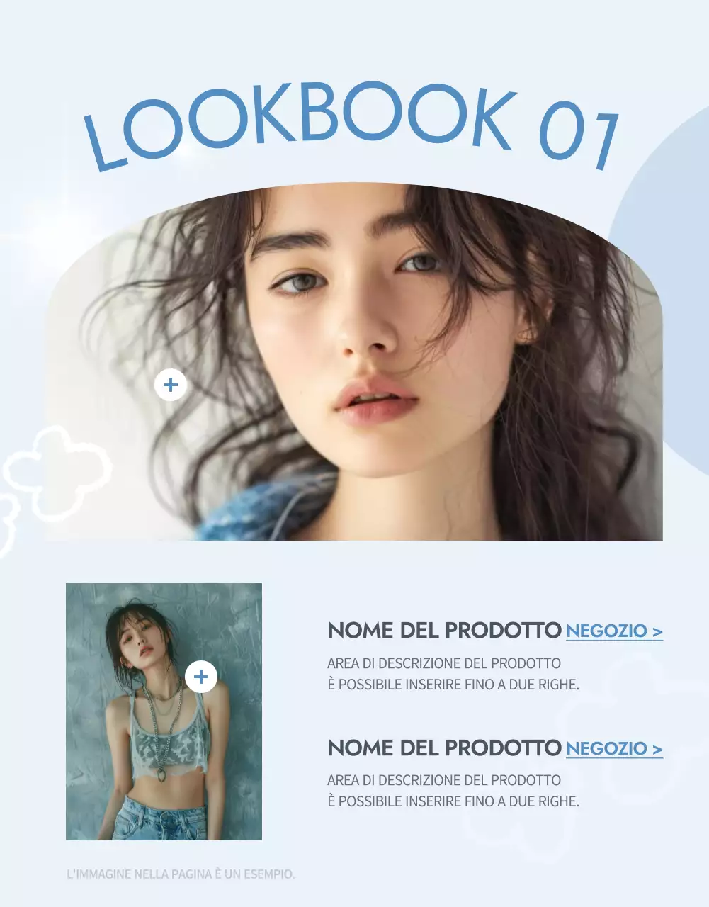 Promuovere una semplice promozione estiva in azzurro e giallo