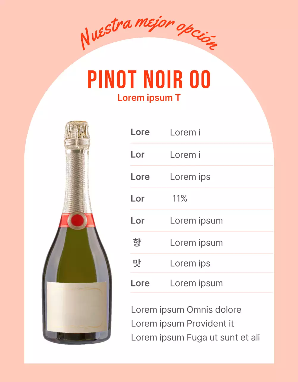 Promover un inventario de vinos ecológico y minimalista