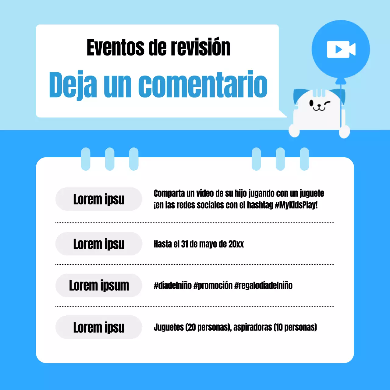 Promocione un bonito Día del Niño en un centro comercial con fondo amarillo