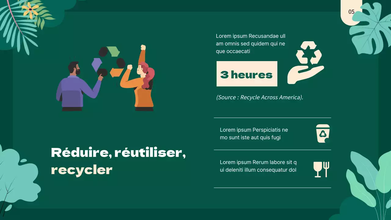 Stratégie d'espace de travail pour les entreprises Green Natural Green