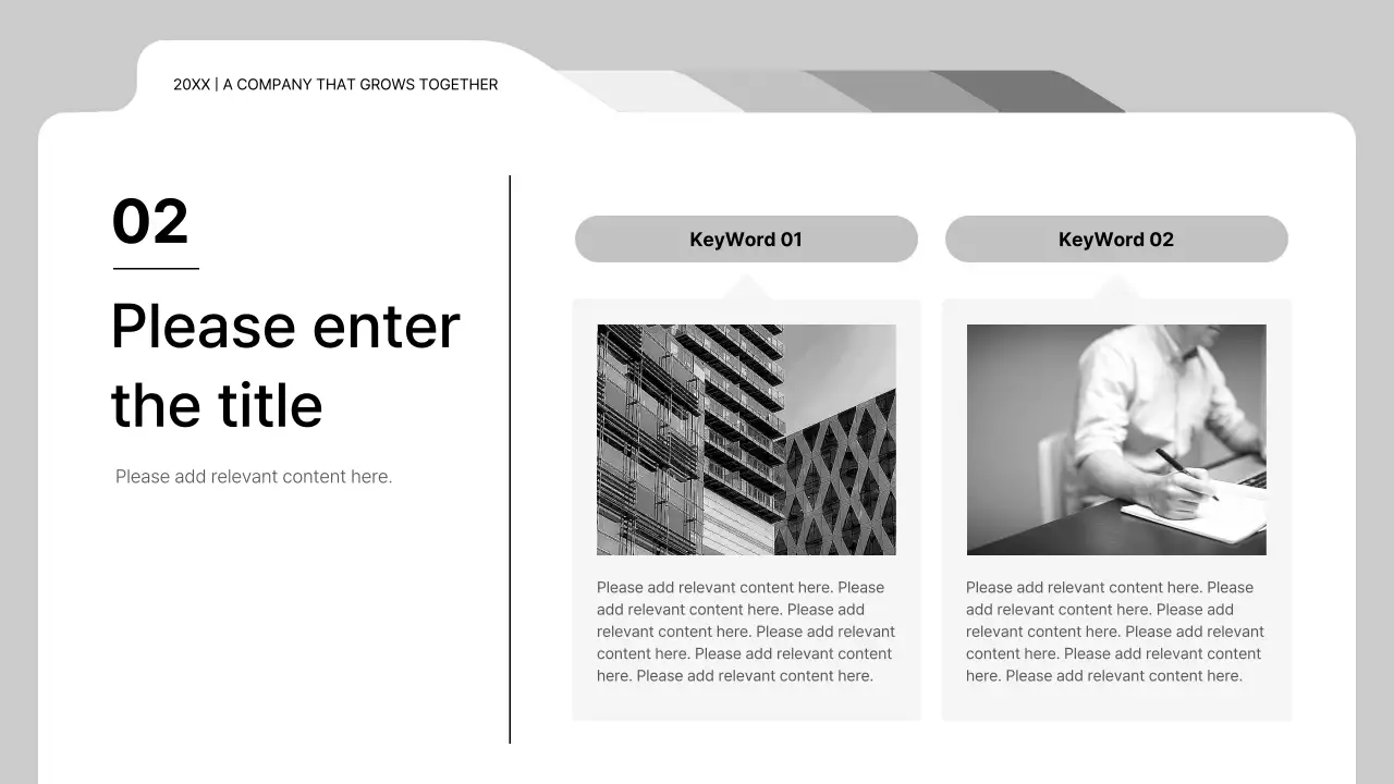 Grey Minimal Business Guide Presentation