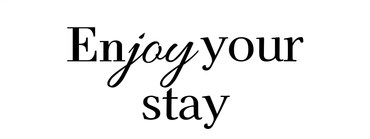 A classy-looking travel agency with serif text