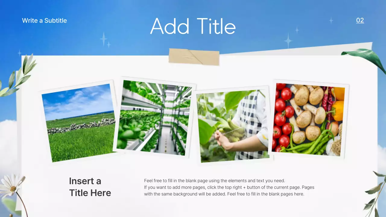 Blue Nature Eco Report Presentation