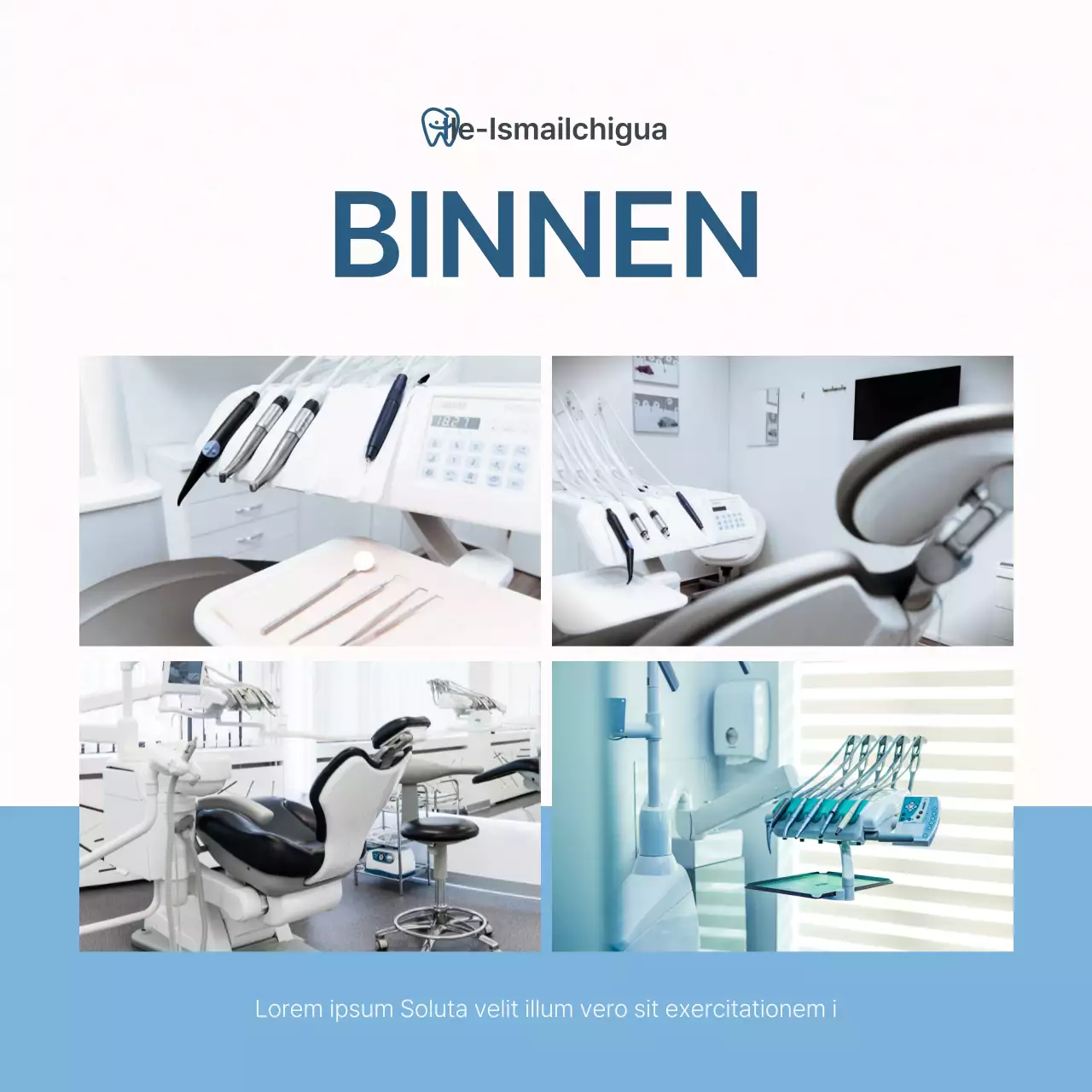 Informatiegids voor ziekenhuisfaciliteiten promoten om witte en lichtblauwe eenvoudige tandheelkunde te promoten