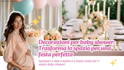 Guida alle idee di decorazione per baby shower moderni in bianco e rosa