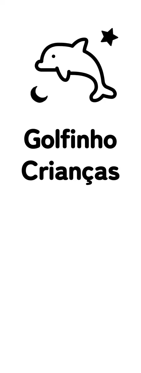 Design giro com ilustrações de golfinhos
