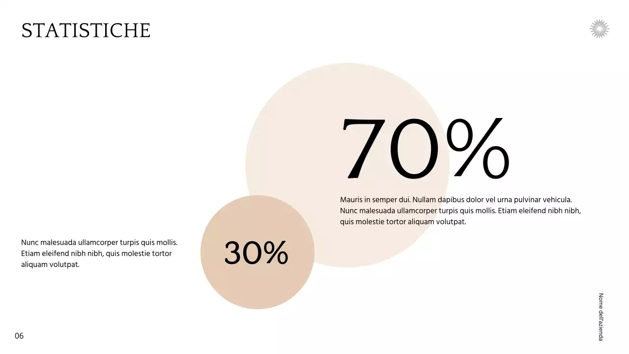 Beige Bianco Minimal Neutral Tone Business Presentazione Pitch Deck Strategia