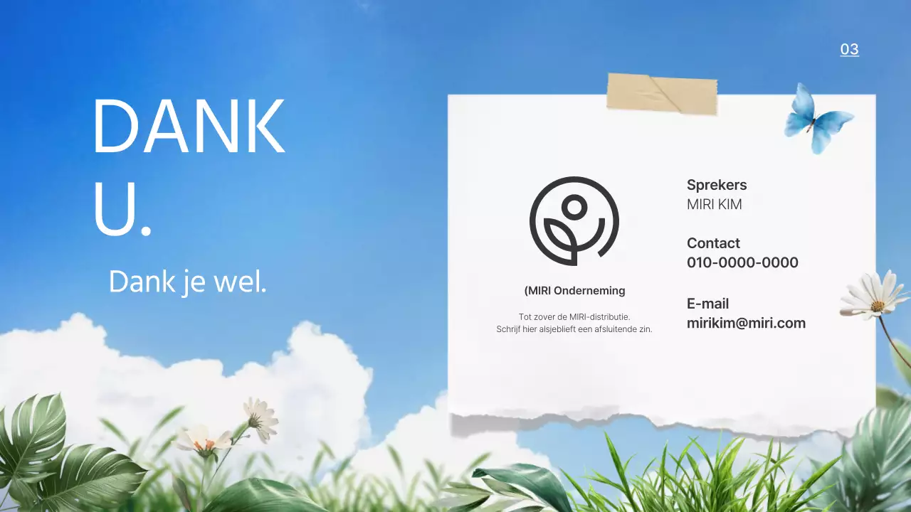 Hemelsblauw en voorstel voor natuurbehoud