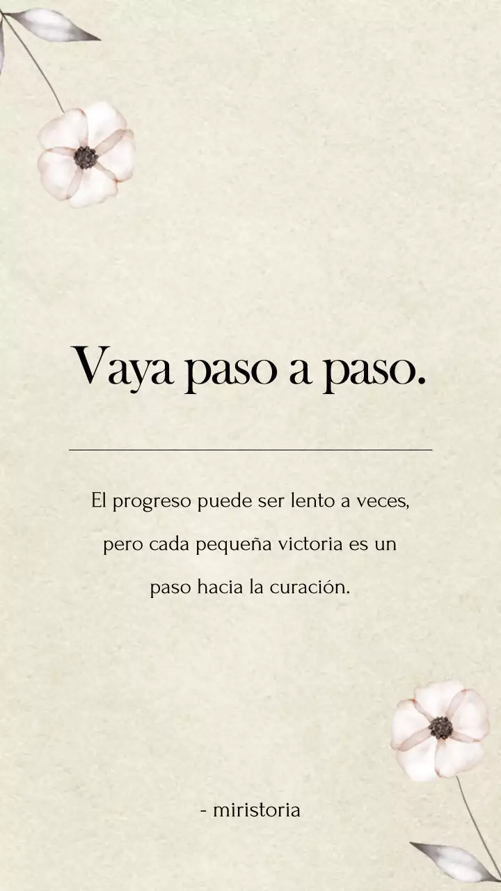 Beige Natural Palabras de ánimo Publicidad