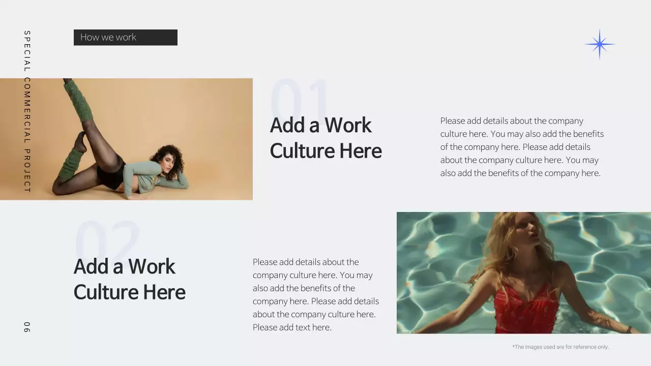 화이트 모던 패션 프로모션 프리젠테이션