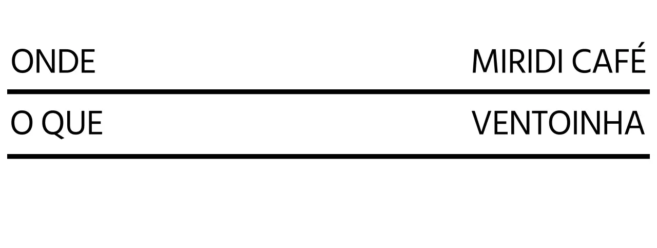 Conceber um esquema tipográfico de três linhas